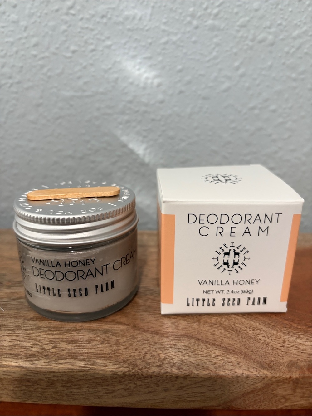 NEW Little Seed Farm Deodorant Cream in Vanilla Honey